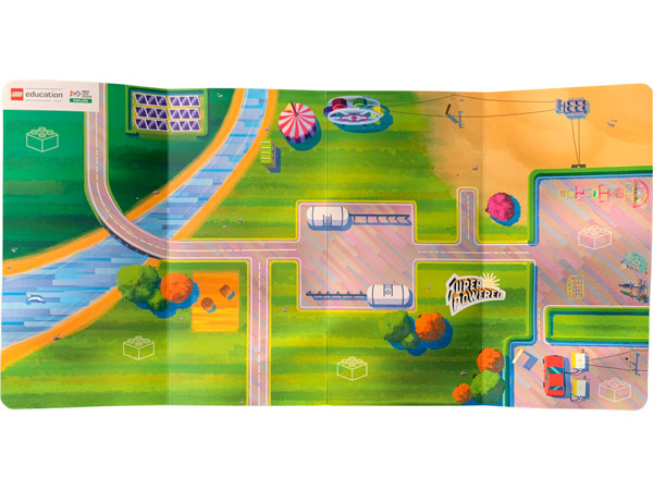 Playmat, FIRST LEGO League (FLL) - Set 45821 Superpowered