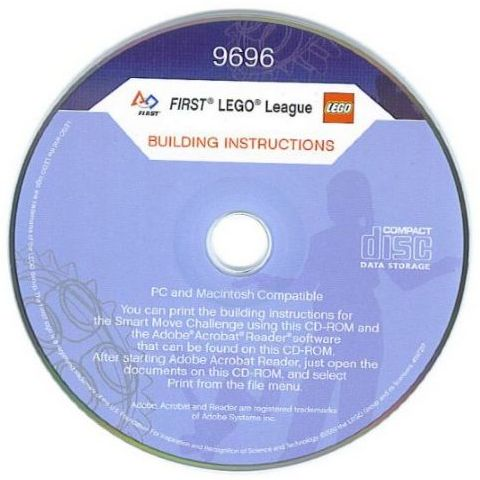 Education Instruction CD-ROM for 9696 (FIRST LEGO League (FLL) 2010 - Body Forward)