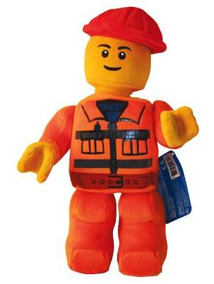 City Construction Worker Minifigure Plush