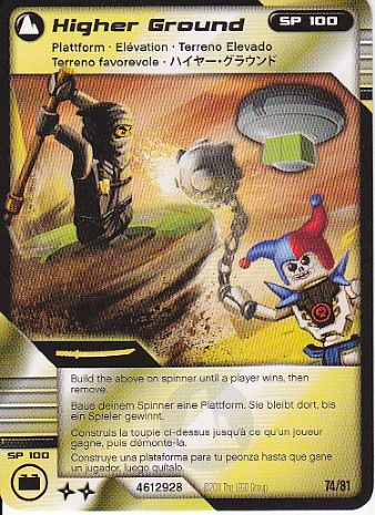 NINJAGO Masters of Spinjitzu Deck #1 Game Card 74 - Higher Ground - International Version