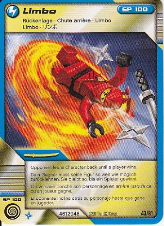 NINJAGO Masters of Spinjitzu Deck #1 Game Card 43 - Limbo - International Version