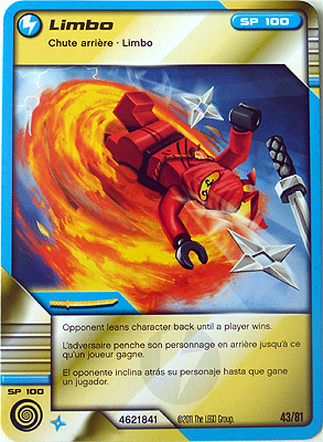 NINJAGO Masters of Spinjitzu Deck #1 Game Card 43 - Limbo - North American Version
