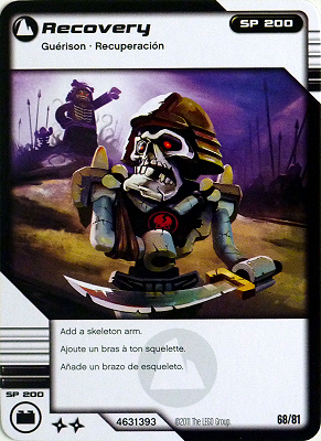 NINJAGO Masters of Spinjitzu Deck #1 Game Card 68 - Recovery - North American Version