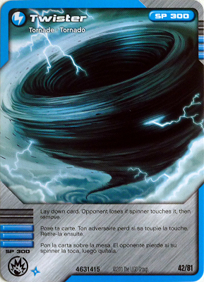 NINJAGO Masters of Spinjitzu Deck #1 Game Card 42 - Twister - North American Version