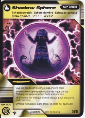 NINJAGO Masters of Spinjitzu Deck #1 Game Card 79 - Shadow Sphere - International Version