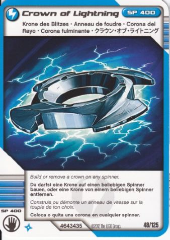 NINJAGO Masters of Spinjitzu Deck #2 Game Card 48 - Crown of Lightning - International Version