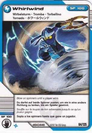 NINJAGO Masters of Spinjitzu Deck #2 Game Card 64 - Whirlwind - International Version