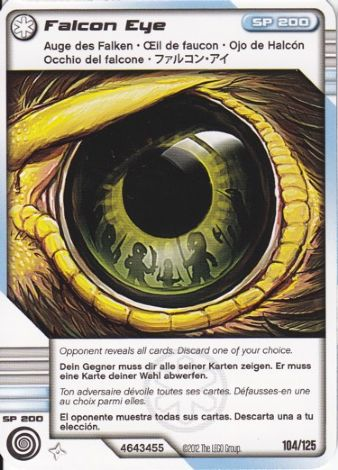 NINJAGO Masters of Spinjitzu Deck #2 Game Card 104 - Falcon Eye - International Version