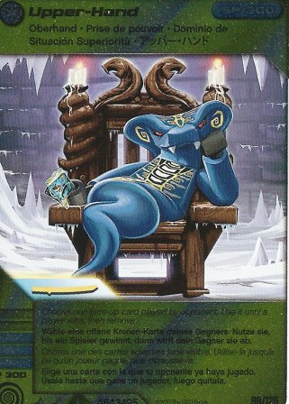 NINJAGO Masters of Spinjitzu Deck #2 Game Card 98 - Upper-Hand - International Version