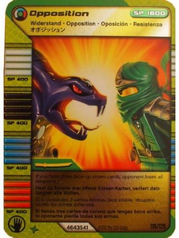 NINJAGO Masters of Spinjitzu Deck #2 Game Card 115 - Opposition - International Version