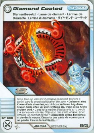 NINJAGO Masters of Spinjitzu Deck #2 Game Card 93 - Diamond Coated - International Version