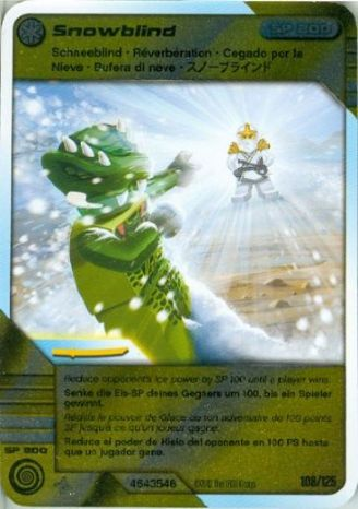 NINJAGO Masters of Spinjitzu Deck #2 Game Card 108 - Snowblind - International Version