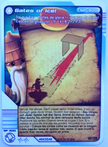 NINJAGO Masters of Spinjitzu Deck #2 Game Card 107 - Gates of Ice! - International Version