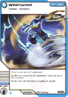 NINJAGO Masters of Spinjitzu Deck #2 Game Card 64 - Whirlwind - North American Version