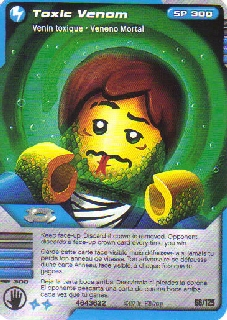 NINJAGO Masters of Spinjitzu Deck #2 Game Card 66 - Toxic Venom - North American Version