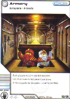 NINJAGO Masters of Spinjitzu Deck #2 Game Card 112 - Armory - North American Version