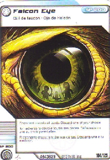 NINJAGO Masters of Spinjitzu Deck #2 Game Card 104 - Falcon Eye - North American Version