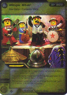 NINJAGO Masters of Spinjitzu Deck #2 Game Card 71 - Ninja Star - North American Version