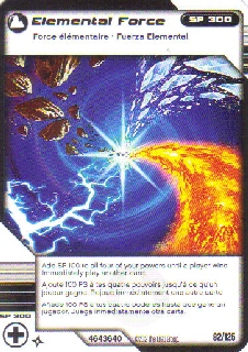 NINJAGO Masters of Spinjitzu Deck #2 Game Card 82 - Elemental Force - North American Version