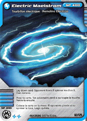 NINJAGO Masters of Spinjitzu Deck #2 Game Card 62 - Electric Maelstrom - North American Version