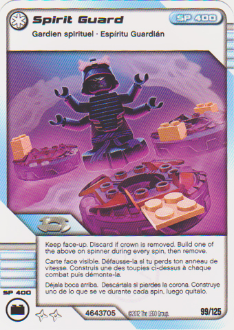 NINJAGO Masters of Spinjitzu Deck #2 Game Card 99 - Spirit Guard - North American Version
