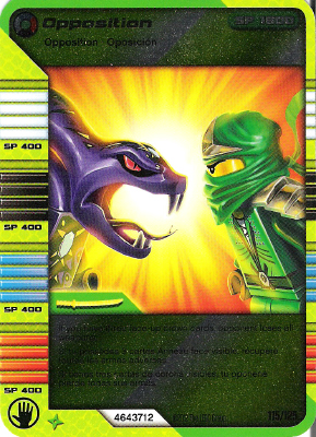 NINJAGO Masters of Spinjitzu Deck #2 Game Card 115 - Opposition - North American Version
