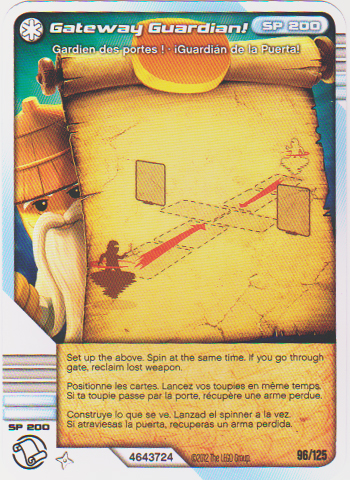 NINJAGO Masters of Spinjitzu Deck #2 Game Card 96 - Gateway Guardian! - North American Version