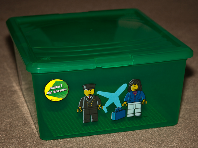 Storage Box Modular Medium Green Airport