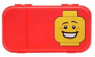 Minifigures Storage Case with Grinning Minifigure Head Pattern