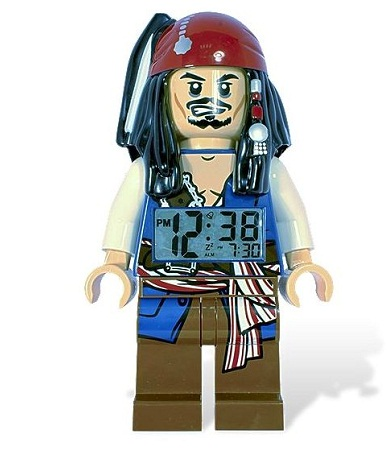 Digital Clock, PotC Jack Sparrow Figure Alarm Clock
