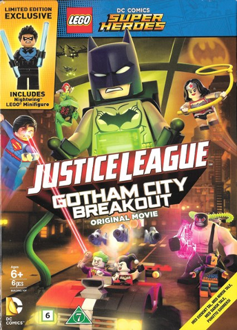 Video DVD - Justice League: Gotham City Breakout with Minifigure (Scandinavian Version)