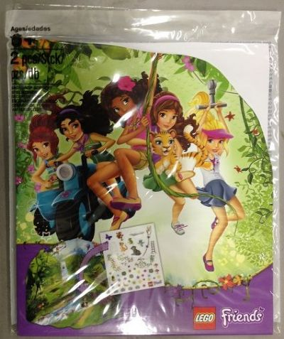 Friends Jungle Scenery and Stickers