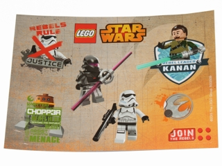 Sticker Sheet, Star Wars Minifigures and More Sheet