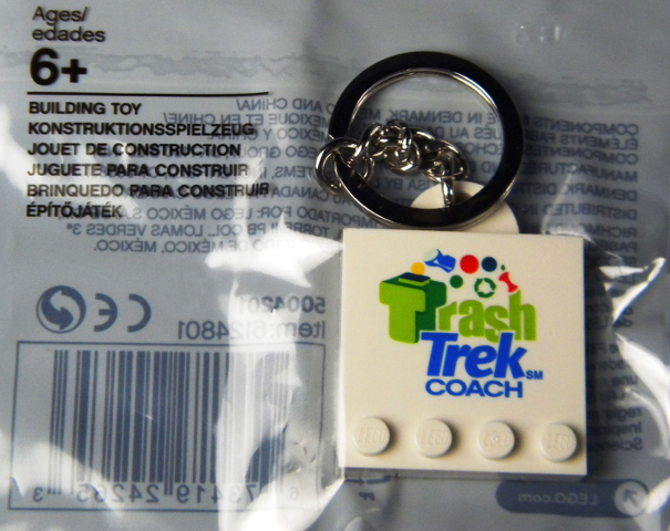 FIRST LEGO League (FLL) Key Chain - Trash Trek Coach (6124801)