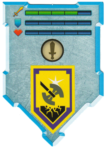 Nexo Knights Power Shield Card - Shining Axe