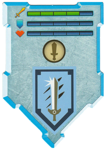 Nexo Knights Power Shield Card - Titanium Sword