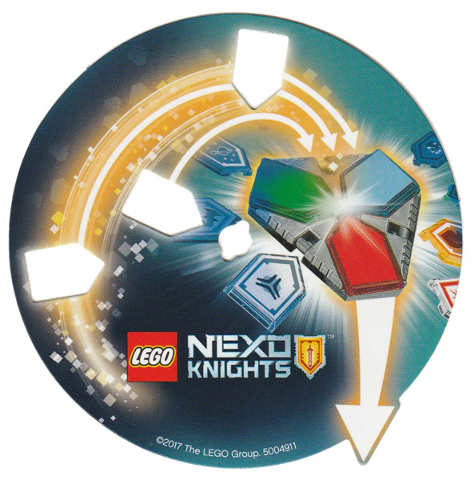 NEXO KNIGHTS Power Shield Spinner Card Top