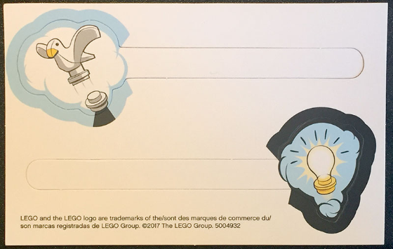 Bookmarks, Bird and Light Bulb, 2 on Card