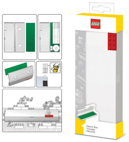 Pencil Case, with Red 2 x 4 plate