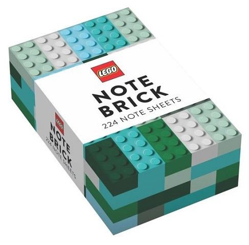Memo Pad Box - Note Brick 224 Sheets (Blue-Green)
