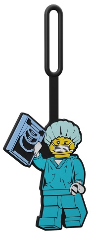 Bag / Luggage Tag, Silicone, Surgeon