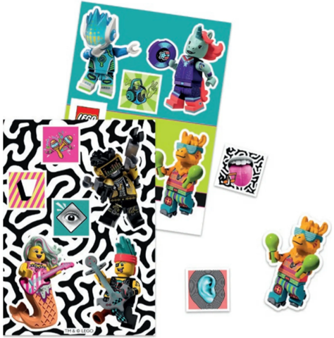 Sticker Sheet, Vidiyo Set of Two