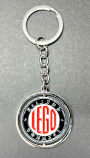 VIP 1950 LEGO Logo Spinning Key Chain