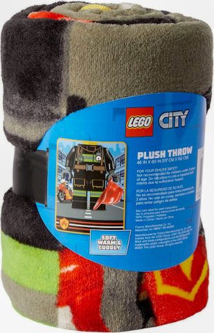 Bedding, Fleece Blanket Polyester (117 x 152 cm) - City Fire Chief