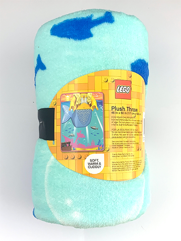 Bedding, Fleece Blanket Polyester (117 x 152 cm) - Mermaid