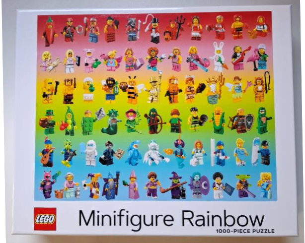 Minifigure Rainbow Puzzle