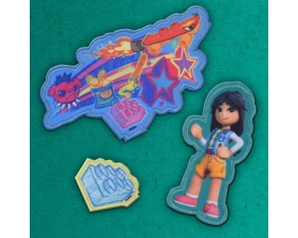 Patch, Iron-On, VIP Friends - Set of 3