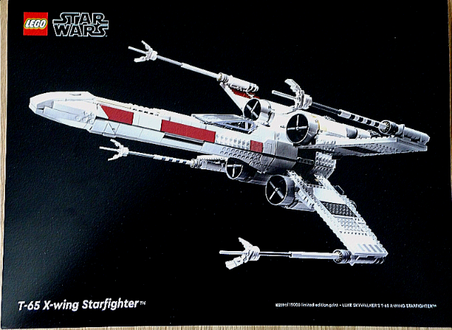 Limited Edition Print Star Wars - Luke Skywalker's T-65 X-wing Starfighter