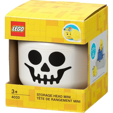 Zdjecie zestawu LEGO 5008080  Mini Skeleton Storage Head – White 1