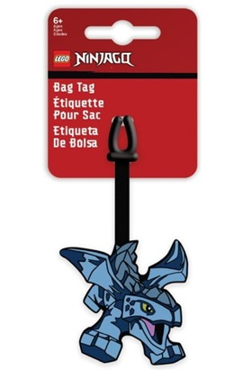 Bag / Luggage Tag, Silicone, NINJAGO Dragons Rising Riyu